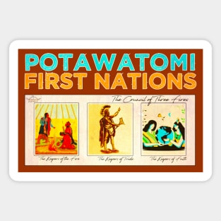 Council of the Fire • Potawatomi • Native Milwaukee WI Magnet